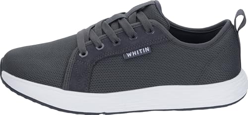 WHITIN Women's Wide Width Toe Box Diabetic Shoes Size 11W Dark Grey Zero Drop Neuropathy Treatment Walking Sneakers
WHIT