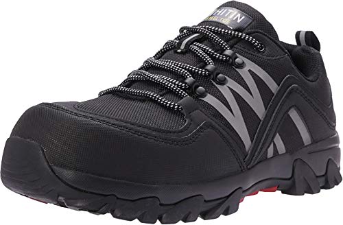 WHITIN Men's Steel Toe Slip Resistant Puncture Proof Construction Safety Work Shoes for Tough Jobs
| WHITIN Men's Steel