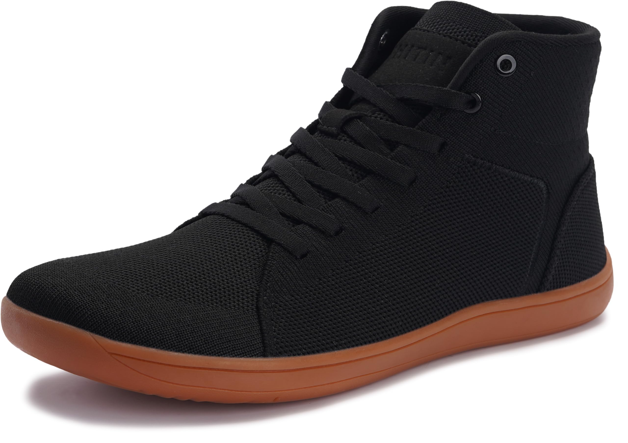 WHITIN Men's High Top Minimalist Barefoot Shoes for Fitness Enthusiasts | Wide Toe Box + Zero Drop Sole + Comfortable F