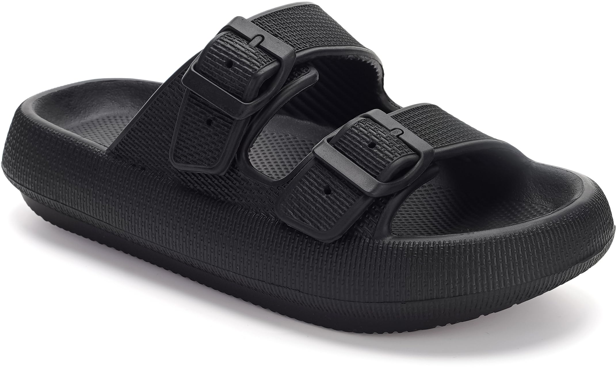 WHITIN Double Buckle Adjustable Thick Sole Pillow Slippers for Women Men
| WHITIN Slides Adjustable Thick Sole Pillow S