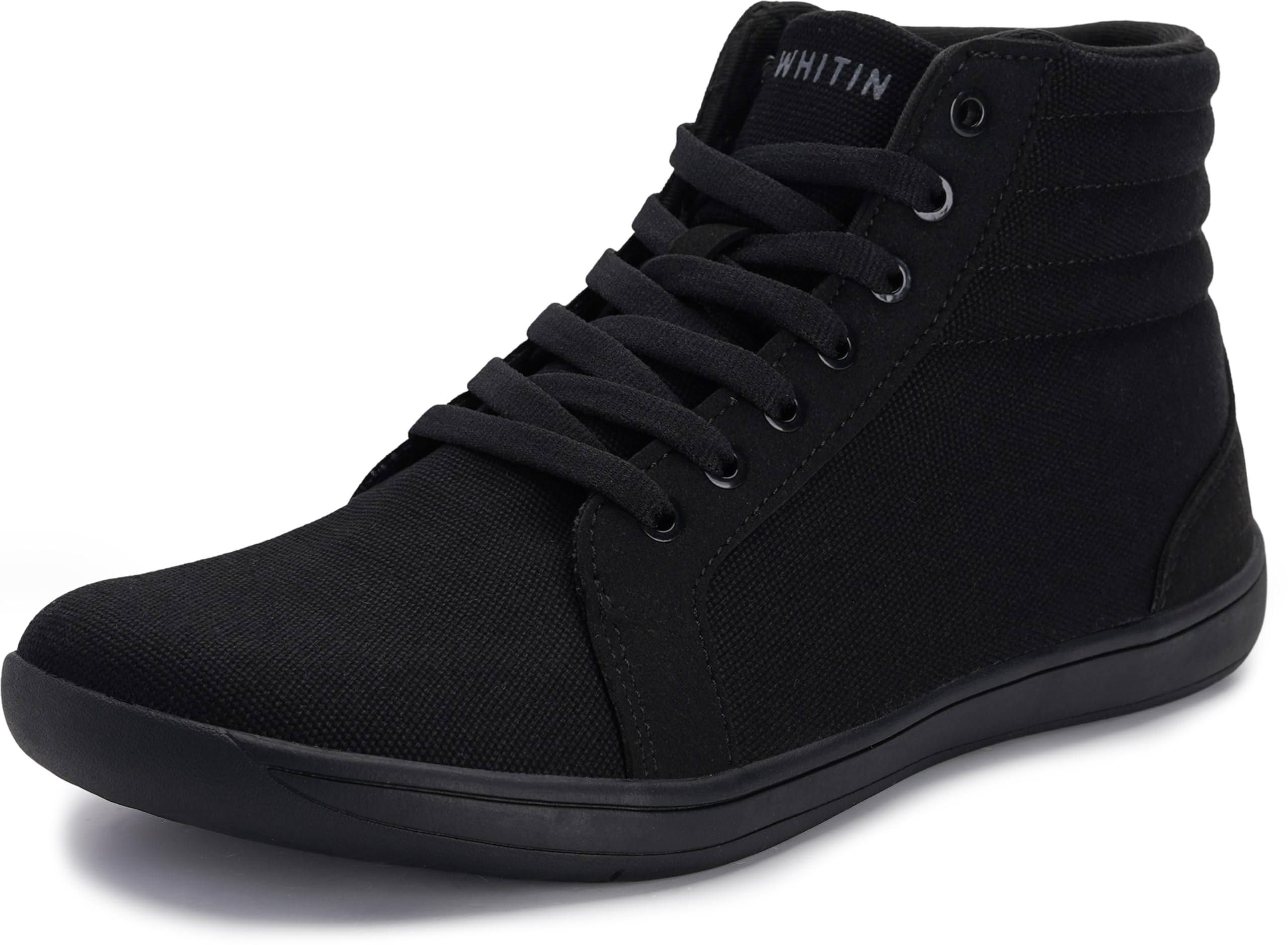WHITIN Men's Zero Drop Sole Minimalist Barefoot Sneakers for Everyday Wear
| WHITIN Men's Wide Hi-top Cushioned Ankle S