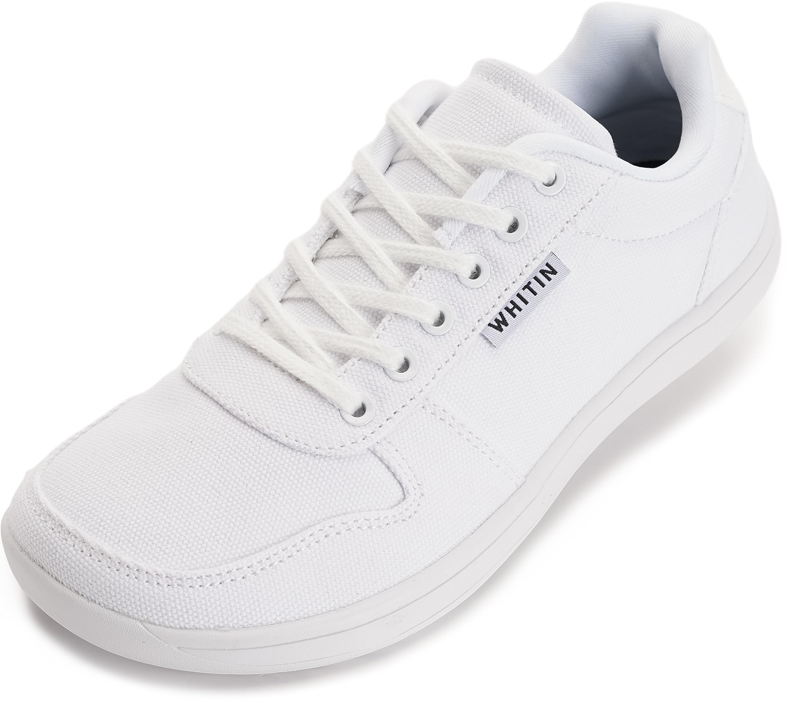 WHITIN Wide Toe Box Barefoot Sneakers for Women | Stylish and Comfortable Canvas Minimalist Shoes
| WHITIN Wide Toe Box