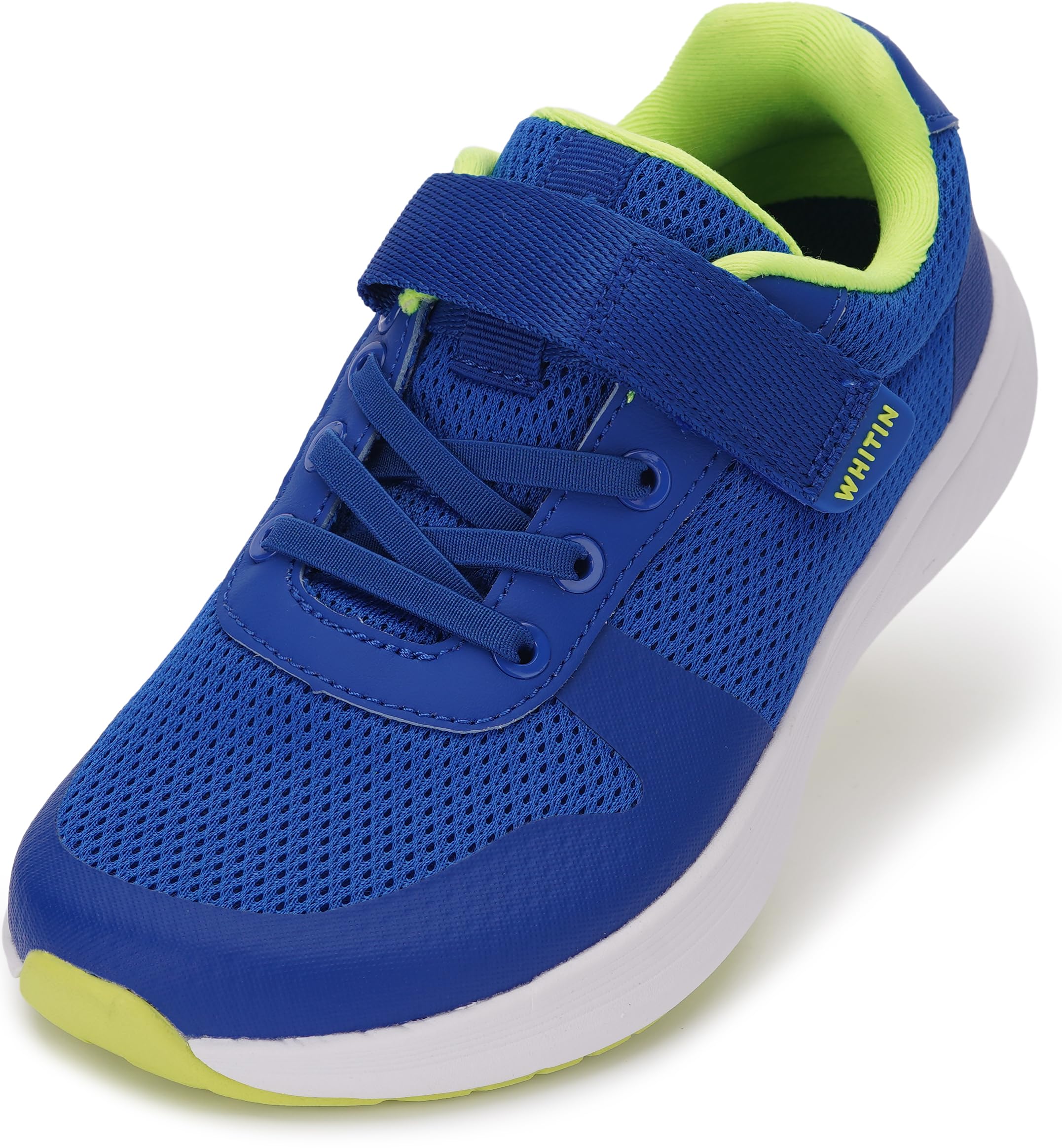 WHITIN Kids Wide Toe Box Running Tennis Shoes + Zero Drop Sole Sport Sneakers for Boys/Girls - Comfortable Running Shoes